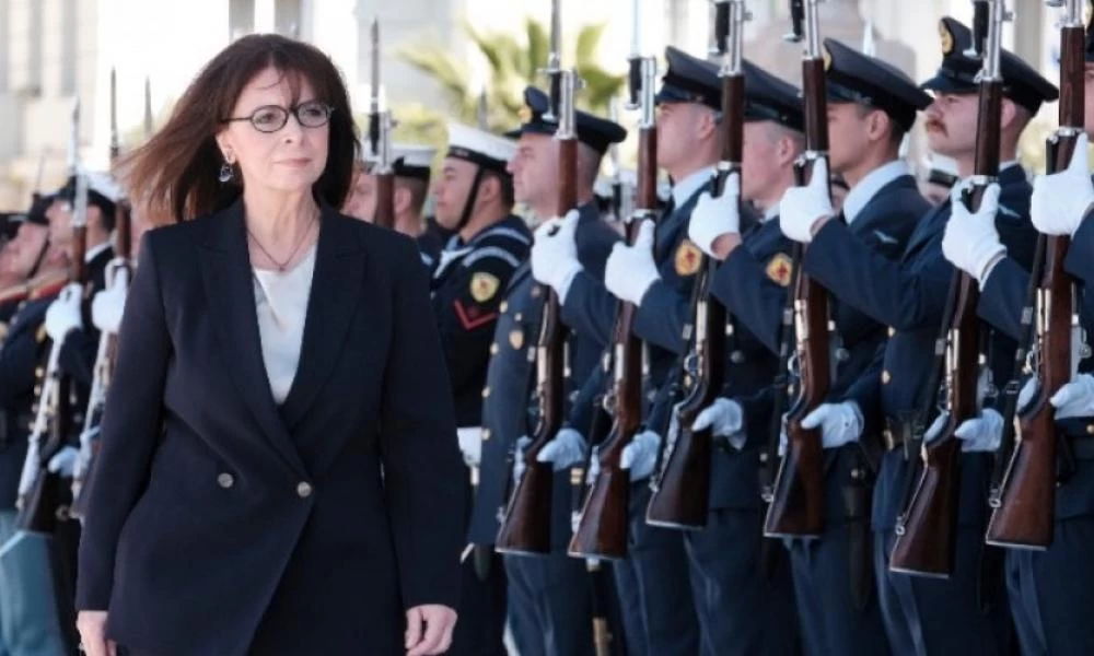 Επίσκεψη της Κ. Σακελλαροπούλου στο Δ' Σώμα Στρατού στην Ξάνθη